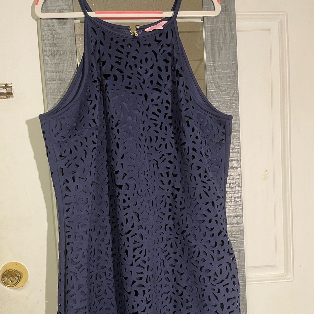 Lilly Pulitzer shift dress.